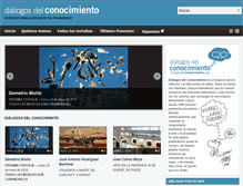 Tablet Screenshot of dialogosdelconocimiento.org